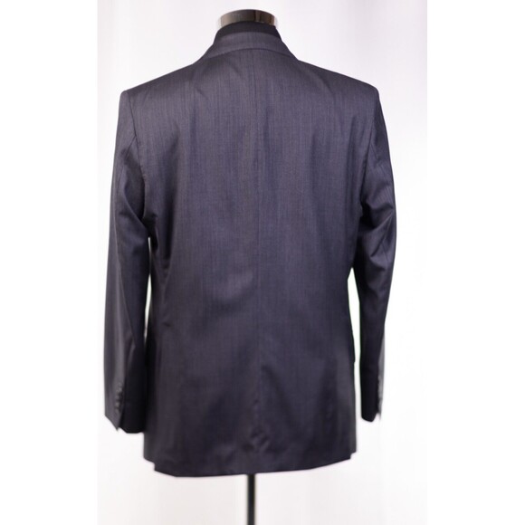 Jos A Bank Signature Platinum Italy Made Micro Check 2 button Wool Jacket 40r - Picture 3 of 13